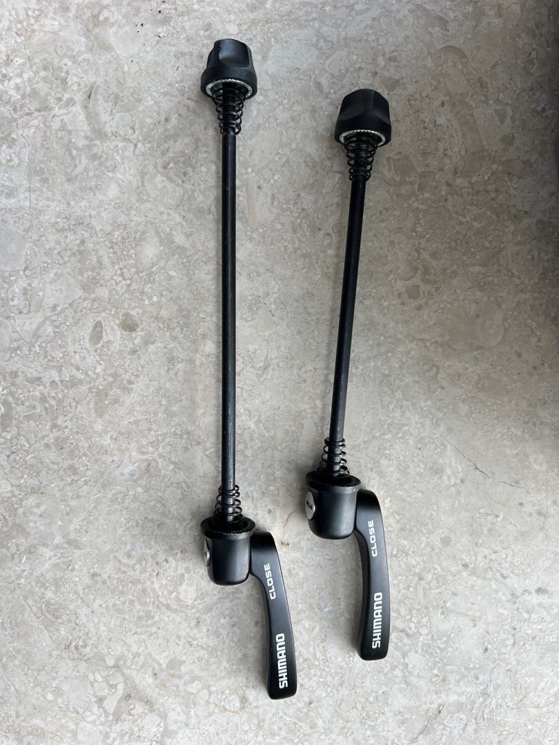 Axe De Roue Avant Shimano Quick Release – Ensemble Pour Vélo Hybride, Bon état, Fabrication Japon