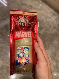 SHISEIDO 安耐曬極防水美肌UV乳液 60ml Marvel 限量版 Anessa Perfect UV Sunscreen Skincare Milk N SPF 50+ PA++++ Marvel Heroes