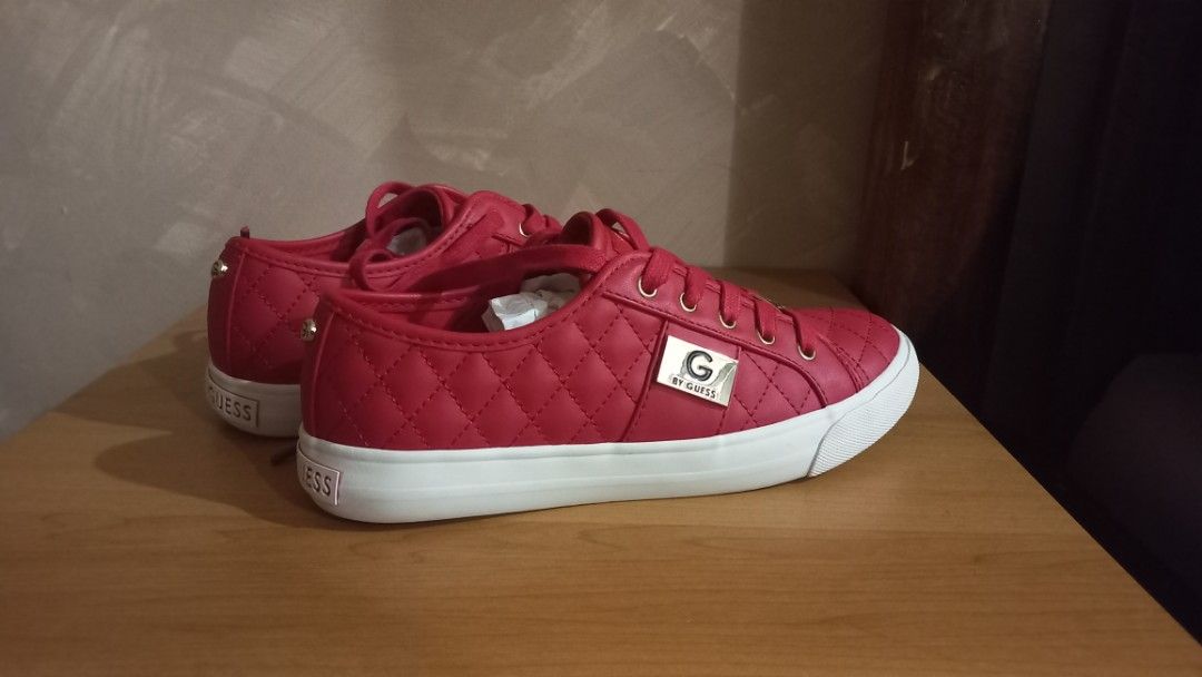 Guess women's red sneakers shop
