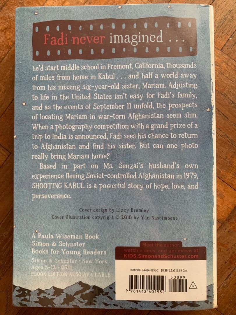 Shooting Kabul by N.H. Senzai (Pansing), Hobbies & Toys, Books