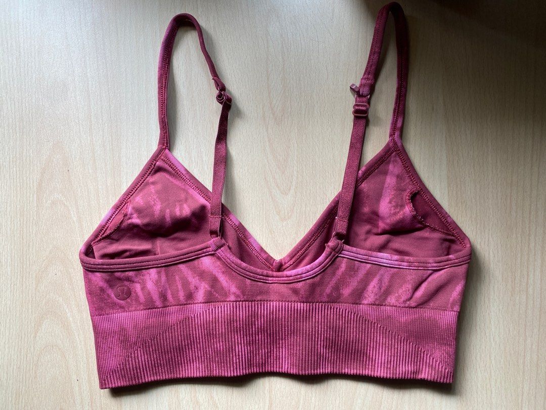 Size 6 Lululemon Ebb to street bra, Women's Fashion, Activewear on Carousell