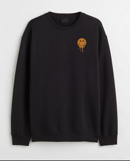 Smiley Drip - Embroidered Sweatshirt