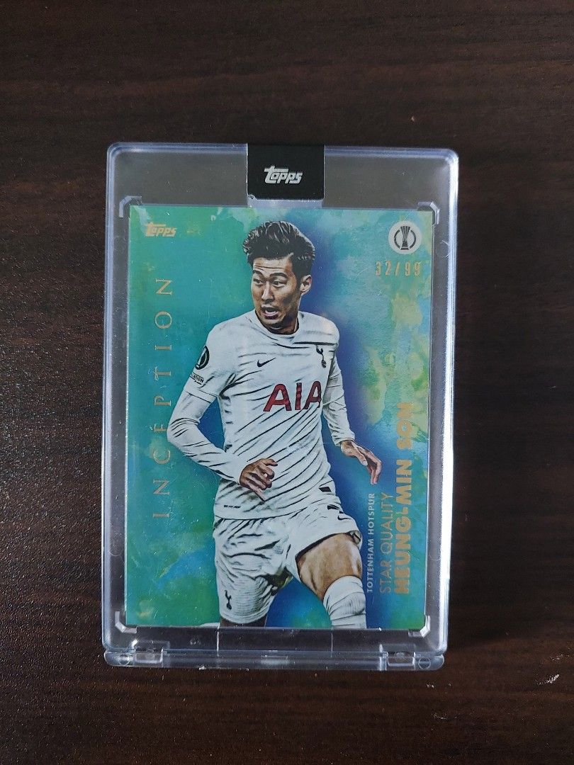 SON HEUNG MIN INCEPTION TOPPS /99 SEALED SOCCER CARDS NOT RONALDO MESSI ...
