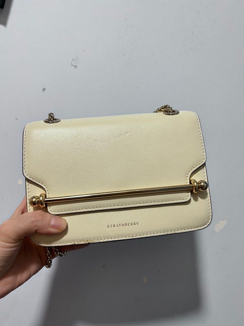 Strathberry East/West Mini Vanilla, 女裝, 手袋及銀包, 多用途袋