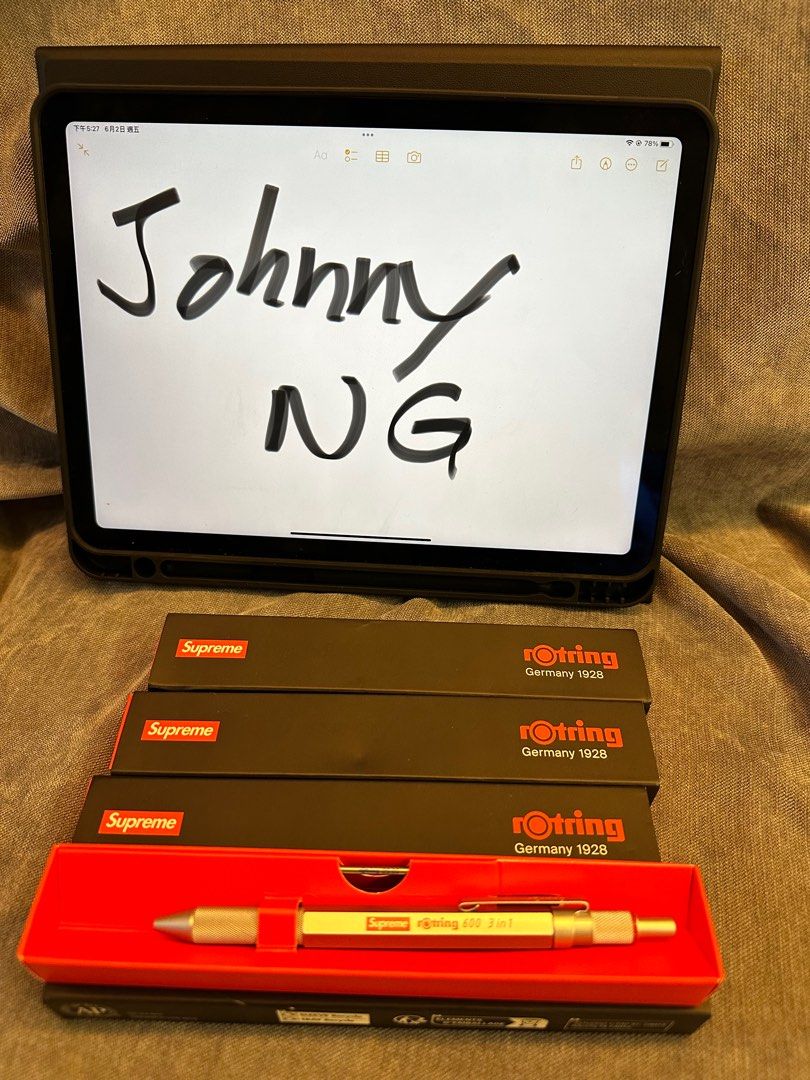 Supreme rOtring 600 3 in 1, 名牌, 飾物及配件- Carousell