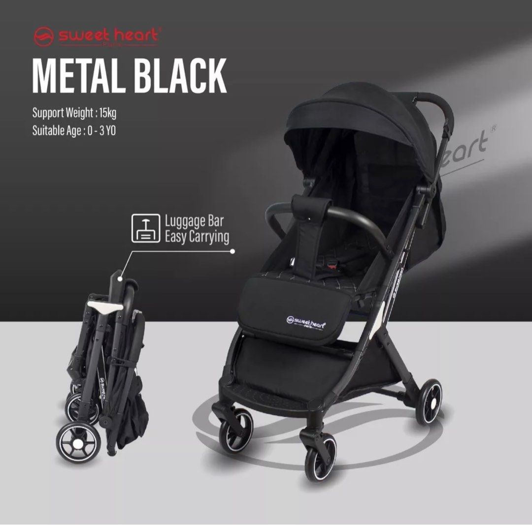 Sweet heart paris aluminium 2 in 1 stroller store