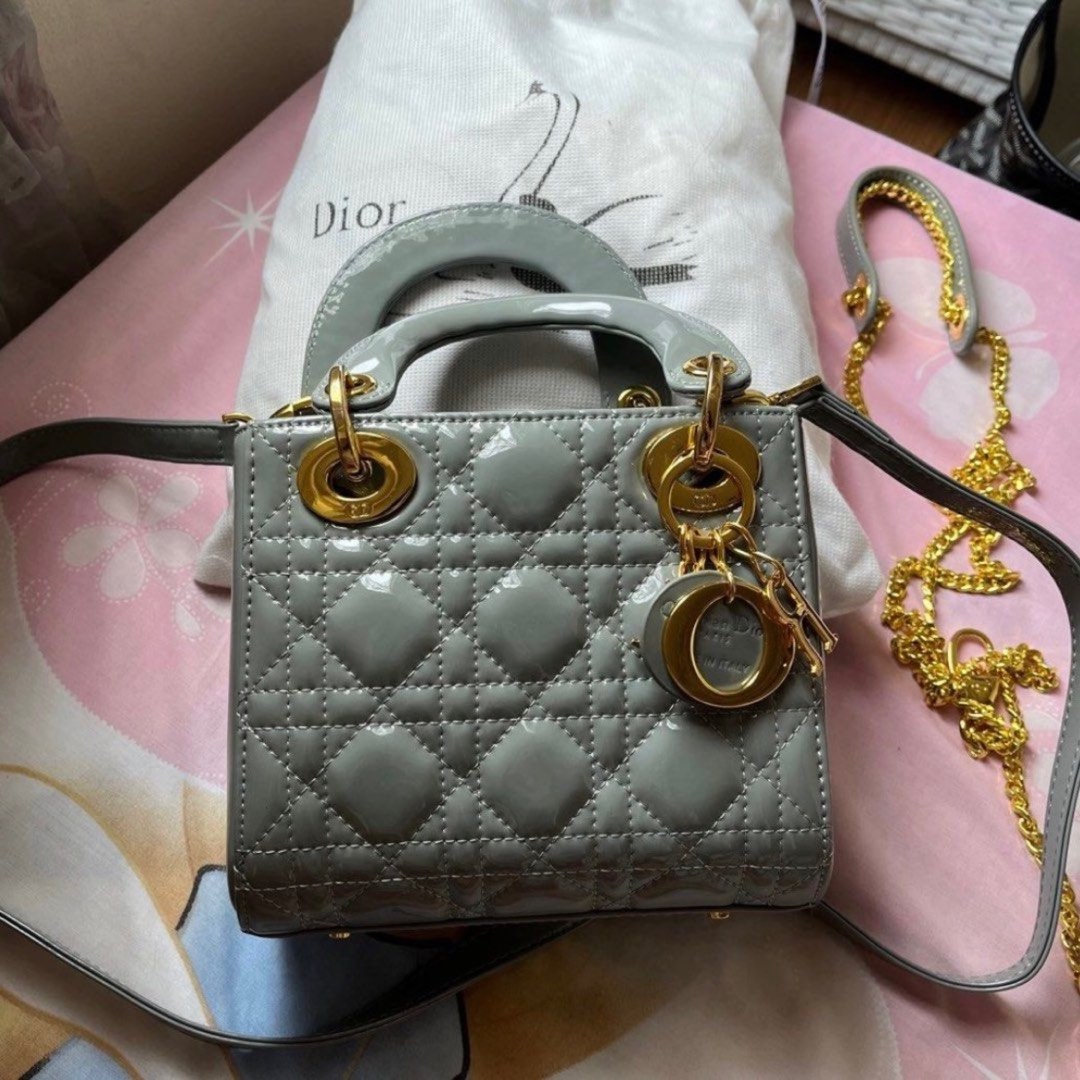 Tas lady dior mini, Barang Mewah, Tas & Dompet di Carousell