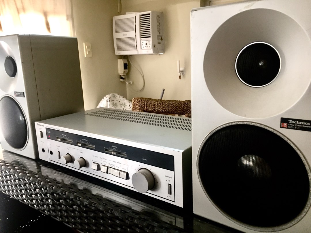 Technics Amplifier and Speaker Set, Audio, Soundbars, Speakers