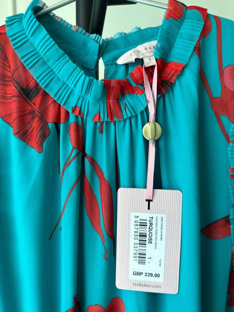 Ted baker camelis fantasia tiered hotsell midi dress