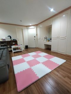 TGO Bangbang puzzle mat 50x50x3cm 4pcs -Pink And  White