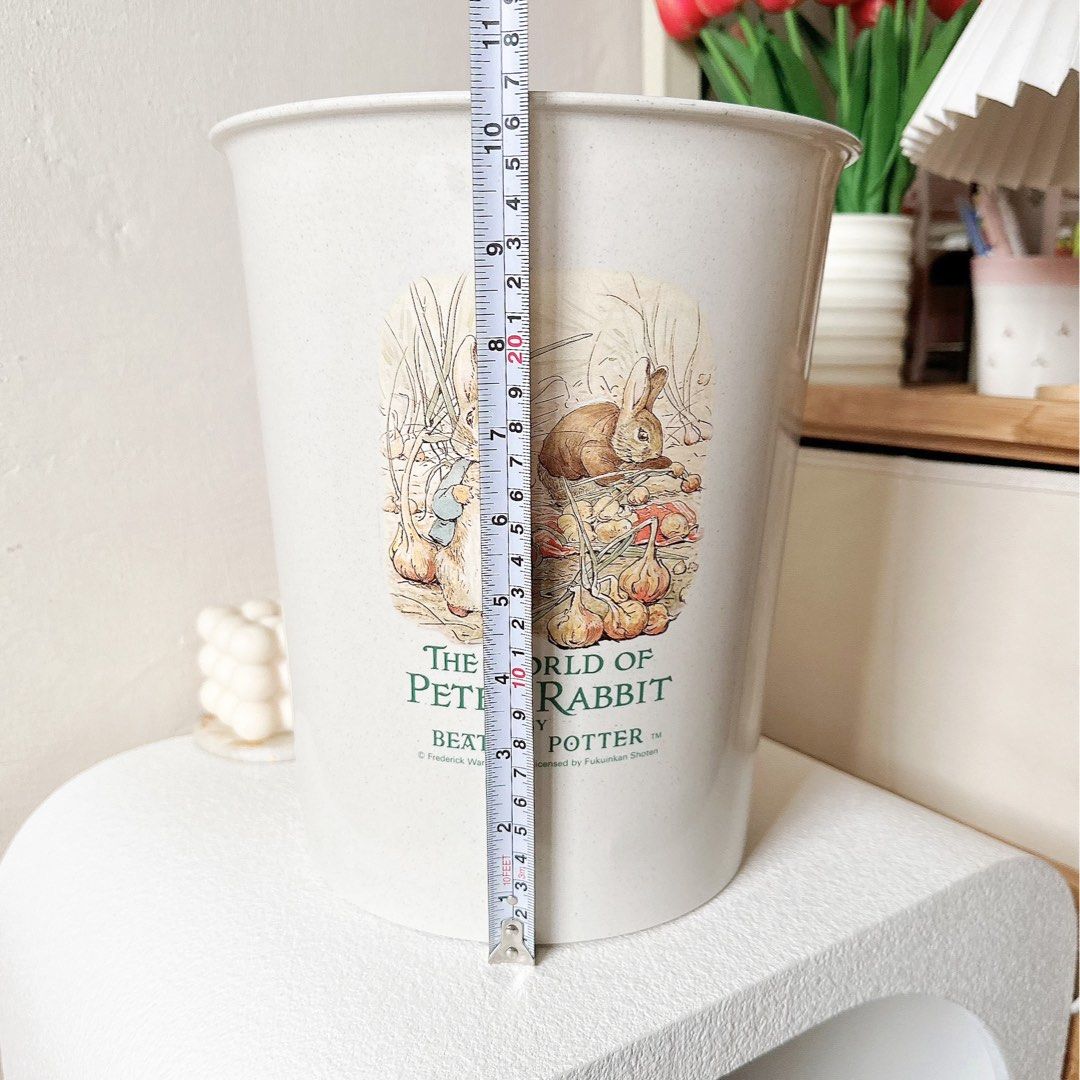 The World of Peter Rabbit Plastic Trash Bin, Furniture & Home Living