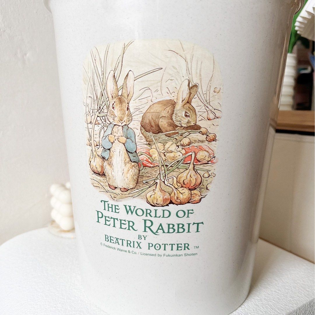The World of Peter Rabbit Plastic Trash Bin, Furniture & Home Living