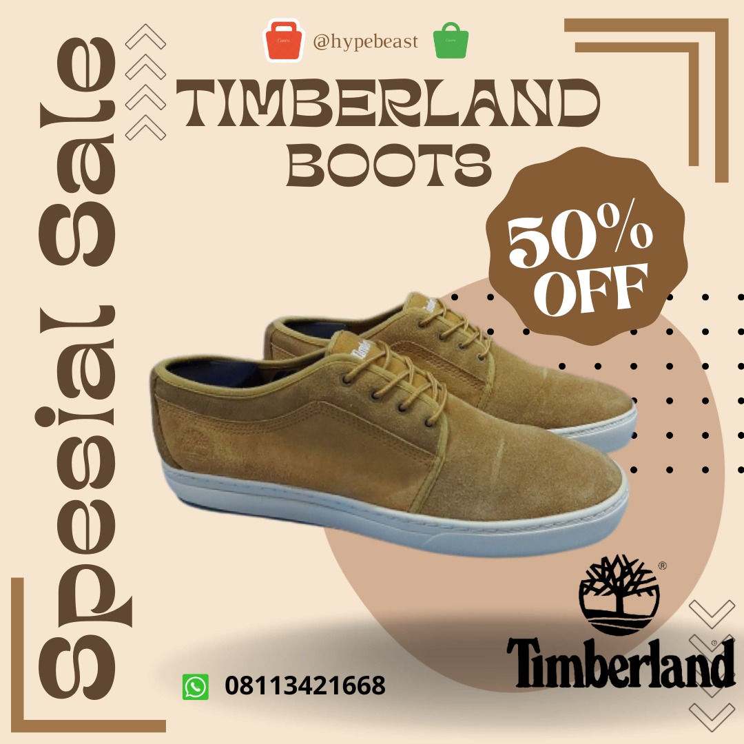 Timberland Low Dauset Oxford Boots Waterproof Wheat Nubuck Ukuran