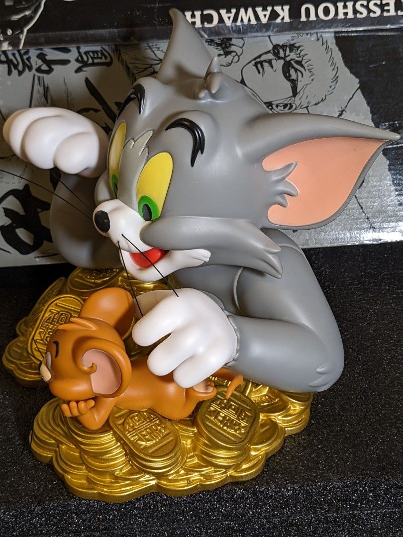 Tom and Jerry Maneki Neko Bust by Soap Studio (Category: Figurines & Statues) located in Quezon City. Submitted by timecheckph (Listing ID 1235150473, Image 3). Description: FOR SALE: Tom and Jerry Maneki Neko Bust by Soap Studio PRICE: Php 9500 Brand-New (10 out of 10 condition) Amazing details Unit only with bubble insert + protective plastic Rare and highly collectible. Ideal gift for Tom & Jerry and retro cartoon fans Free shipping via Grab /