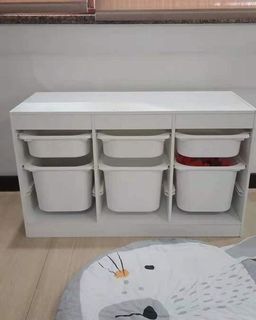 TOY STORAGE WITH TRAYS (DELIVER UNASSEMBLED)