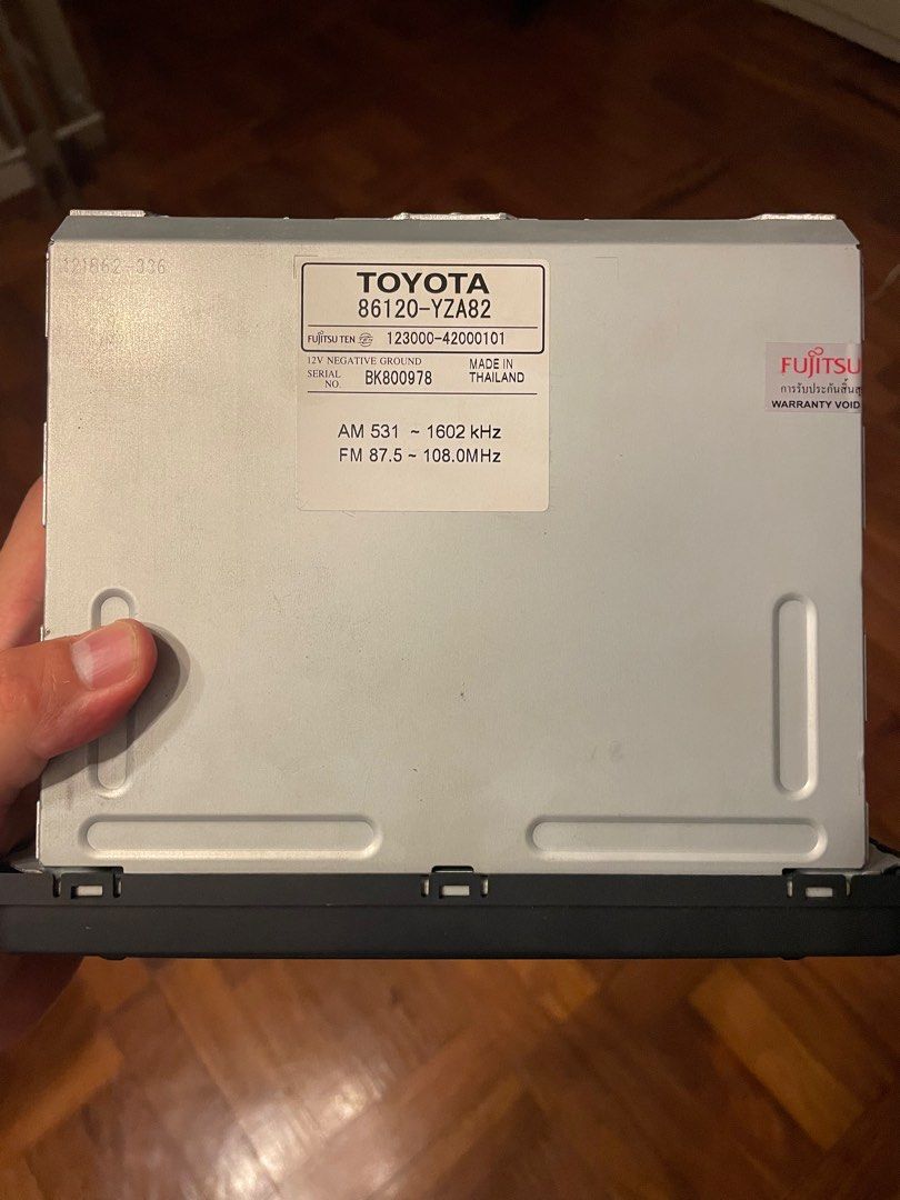 Toyota Head Unit Stereo, Car Parts & Accessories, Audio, Video, Alarm ...