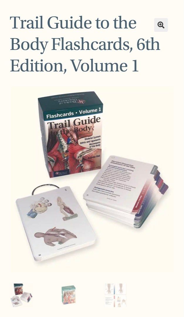 Trail Guide to the Body Flashcards, Hobbies & Toys, Books & Magazines