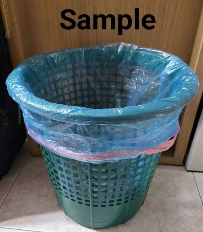 TRASH BAG/ PLASTIC BAG/DRAWSTRINGS 10 ROLLS BUNDLE 0.7 PER ROLL