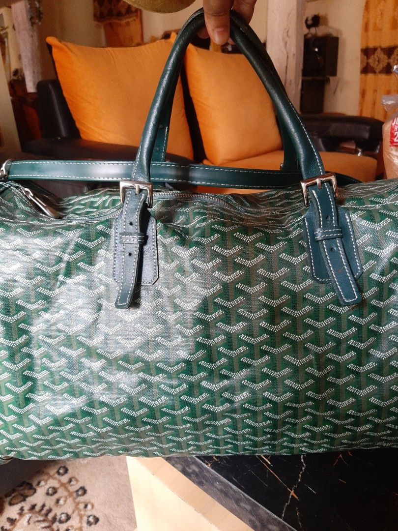 TRAVEL BAG MOTIF GOYARD, Barang Mewah, Tas & Dompet di Carousell