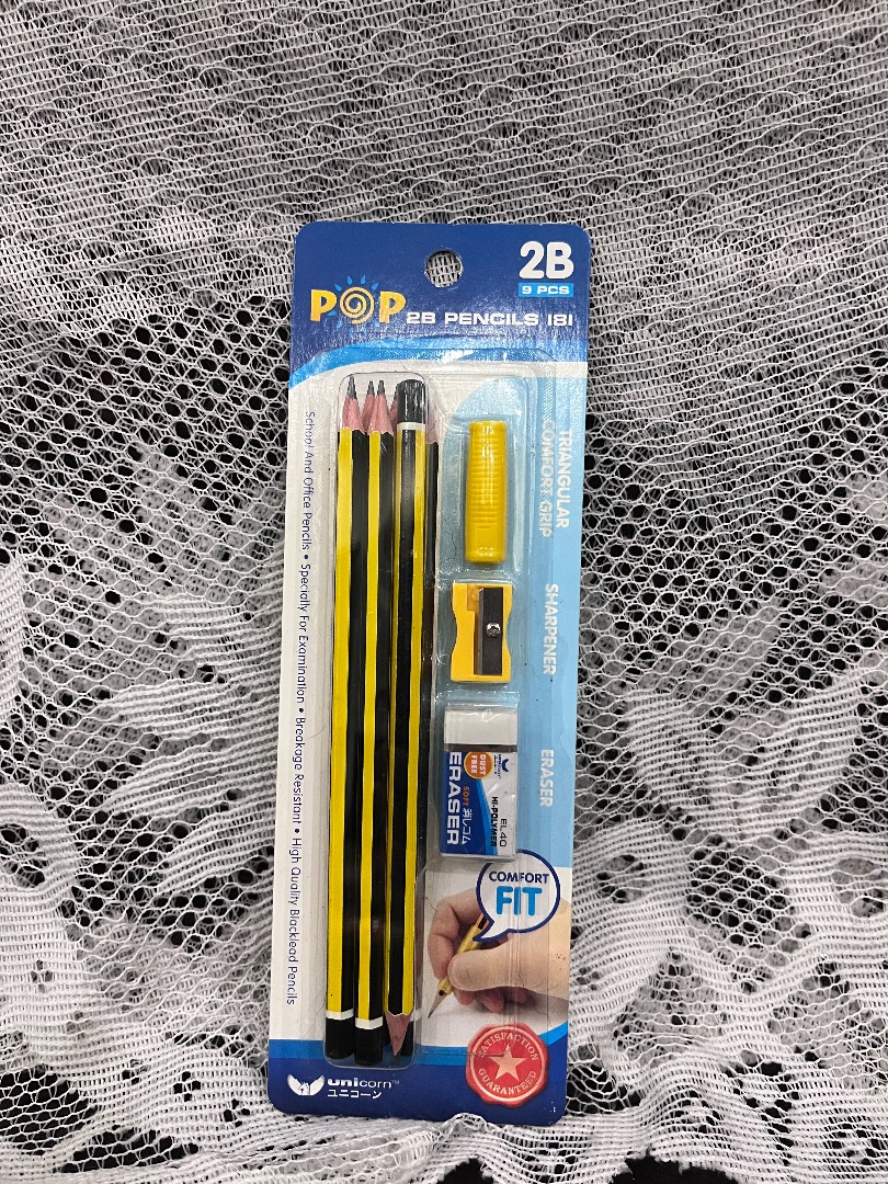 Unicorn Pencil Sharpener Eraser Set, Hobbies & Toys, Stationery & Craft