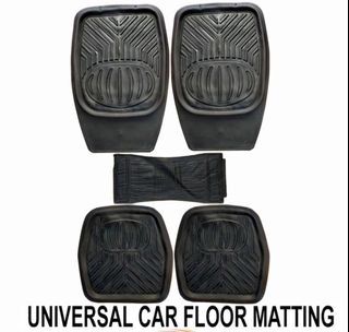 Universal Rubber Car Matting 5 pieces/set ( Floor Mats )( Cargo Mats )