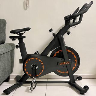 Urevo Indoor Cycling Exercise Stationary Spin Bike