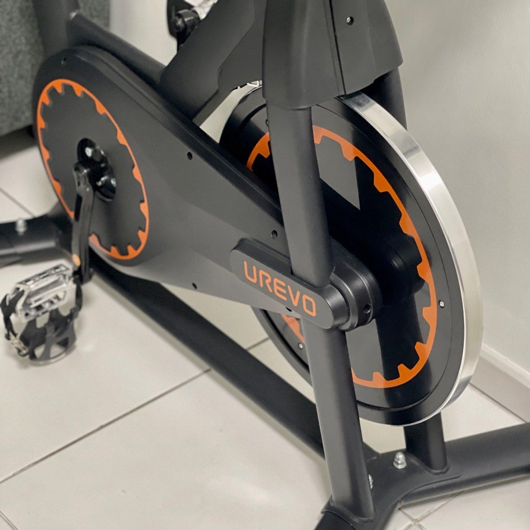Urevo Indoor Cycling Exercise Stationary Spin Bike on Carousell