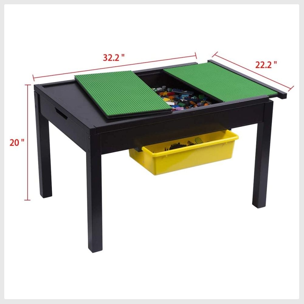 UTEX Large 2 in 1 Kid Activity Table with Storage for Older Kids