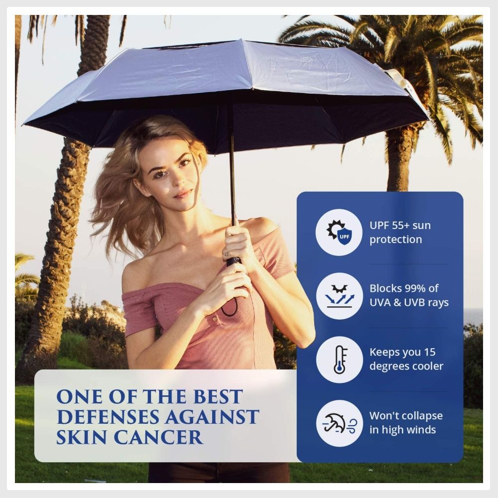 UVBlocker Umbrella with Solar Protection Blocks 99 of UVA/UVB Sun