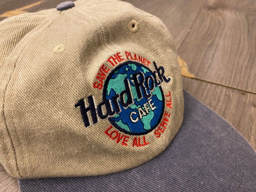 美國古著Vintage 90s Hard Rock Cafe SnapBack 帽子hat Copenhagen