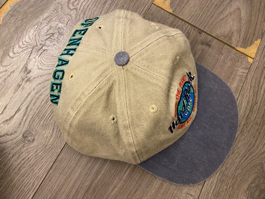 美國古著Vintage 90s Hard Rock Cafe SnapBack 帽子hat Copenhagen