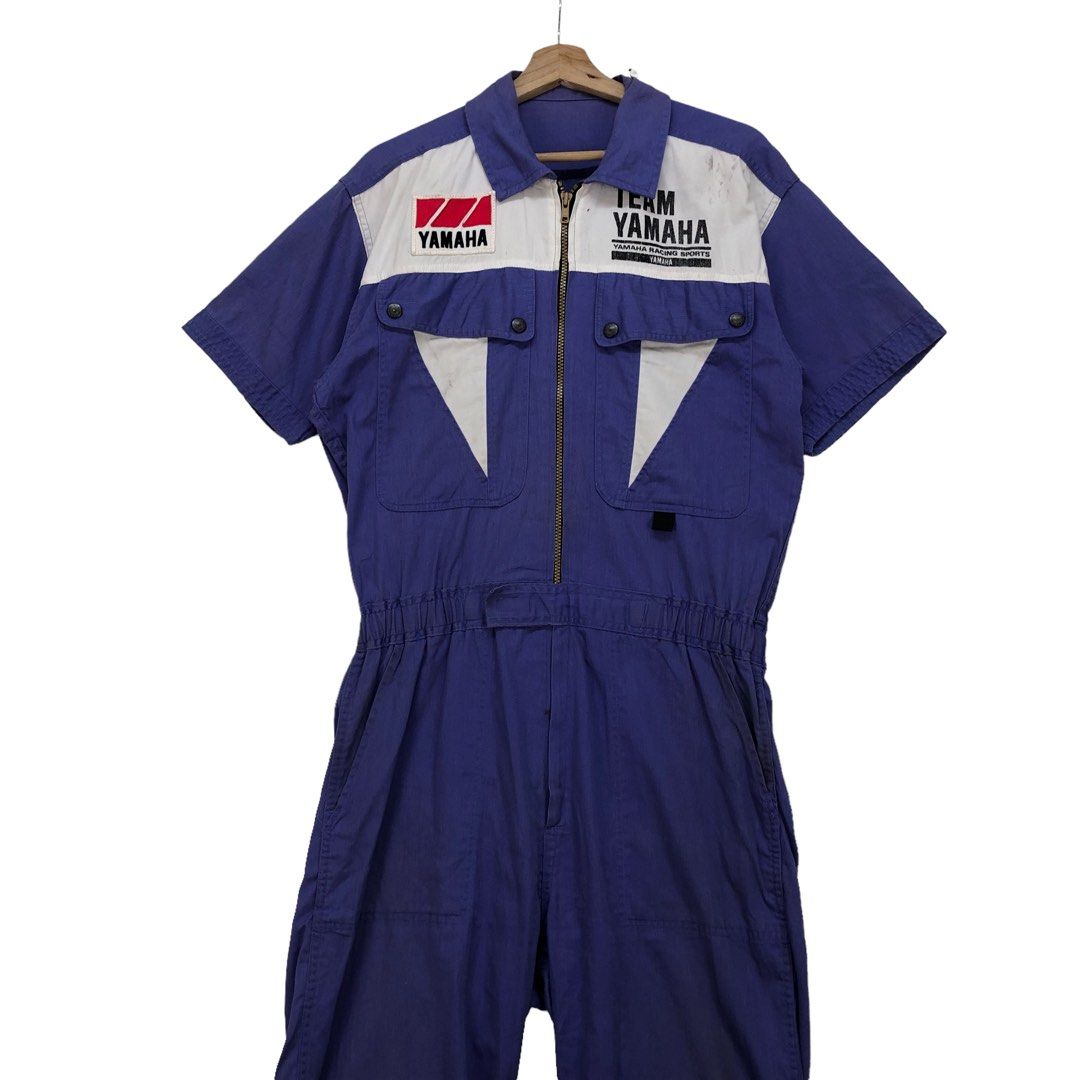 Vintage team yamaha racing overall/coverall, Men's Fashion, Activewear