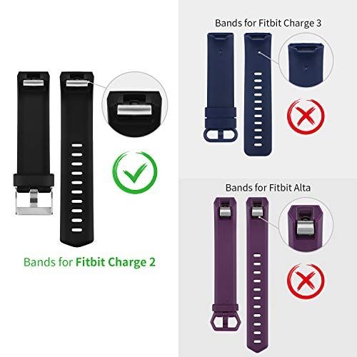 Vitty for Fitbit Charge 2 Strap for Women and Men Charge 2 Bands Adjustable Replacement Silicone Sport Wristband for Fitbit Charge 2 Mobile Phones Gadgets Wearables Smart Watches on Carousell