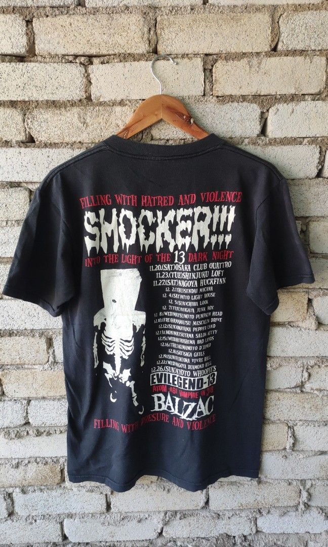 Vtg 90s Shocker Balzac Band, Men's Fashion, Tops & Sets, Tshirts & Polo