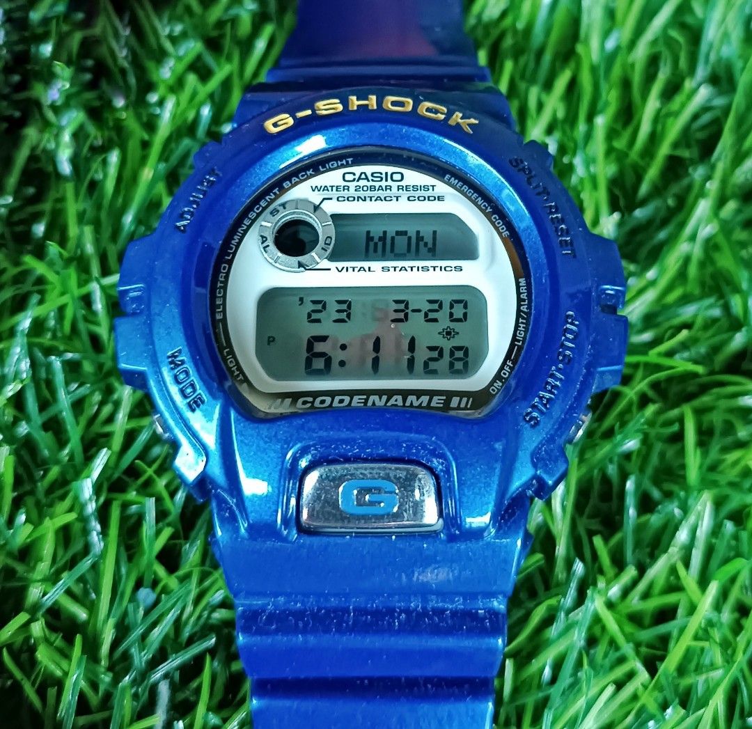 G shock biru sales