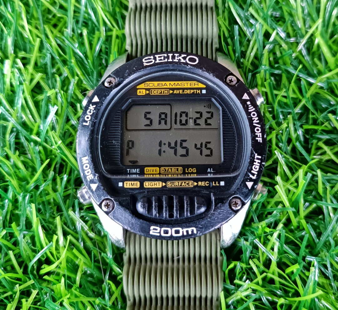 SEIKO セイコー スキューバマスター M705-5A00 クォーツ デジタル 200m - ブランド腕時計