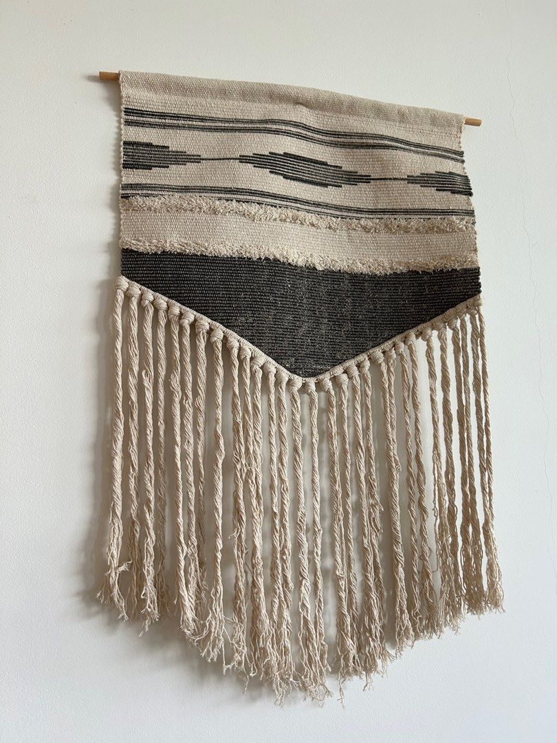 Wall art woven material, Furniture & Home Living, Home Decor, Wall