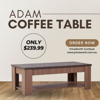 WALNUT COFFEE TABLE - AVAILABLE!! BUY NOW!!!