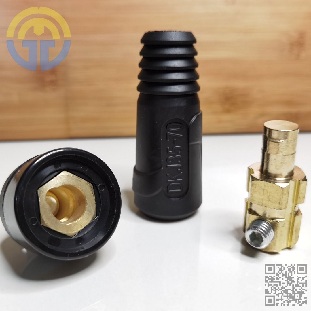 Welding Cable Connector Plug and Socket Set DKJ 35-70 315A-400A (Category: Construction Tools & Equipment) located in Mandaluyong City. Submitted by gavz6488 (Listing ID 1235311945, Image 3). Description: ISO 9001, CE,CCC,SGS certified manufacturing plant to ensure high quality standard. You can ensure that your machine will be protected from too much heat build up with its standard size and design which helps prolong the life span of your machin