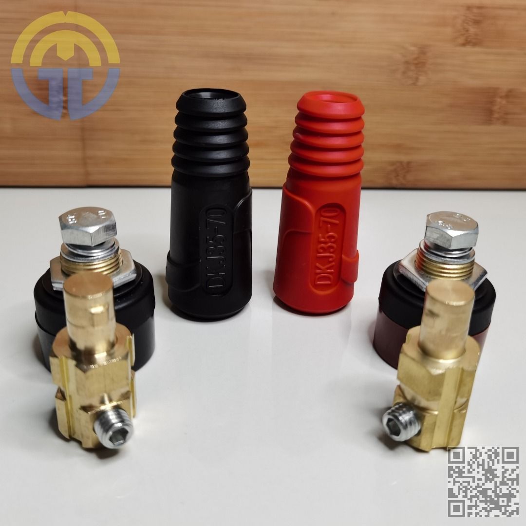 Welding Cable Connector Plug and Socket Set DKJ 35-70 315A-400A (Category: Construction Tools & Equipment) located in Mandaluyong City. Submitted by gavz6488 (Listing ID 1235311945, Image 2). Description: ISO 9001, CE,CCC,SGS certified manufacturing plant to ensure high quality standard. You can ensure that your machine will be protected from too much heat build up with its standard size and design which helps prolong the life span of your machin