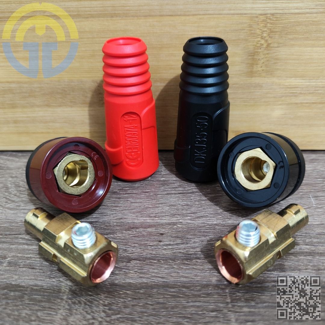 Welding Cable Connector Plug and Socket Set DKJ 35-50 315A (Category: Construction Tools & Equipment) located in Mandaluyong City. Submitted by gavz6488 (Listing ID 1235312479, Image 2). Description: ISO 9001, CE,CCC,SGS certified manufacturing plant to ensure high quality standard. You can ensure that your machine will be protected from too much heat build up with its standard size and design which helps prolong the life span of your machine. Ma