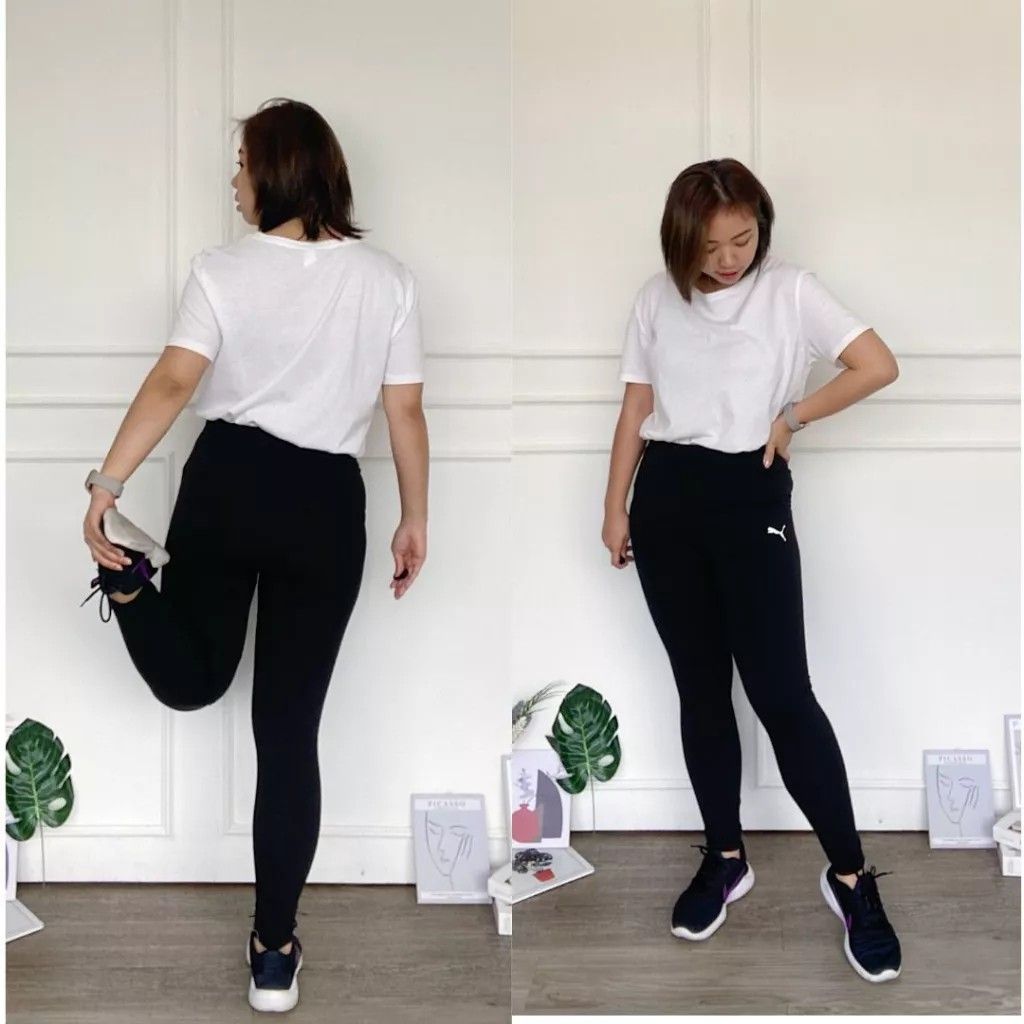 Women sport legging puma logo mewah stok terbatas bahanya bagus