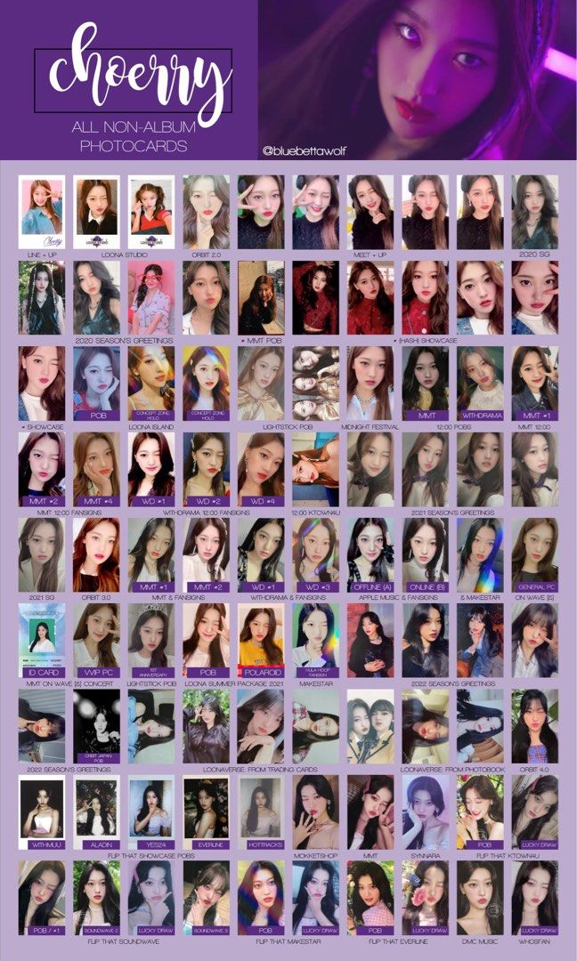 wtb/wtt] Loona Choerry PCs, Toys & Collectibles, Fan Merchandise