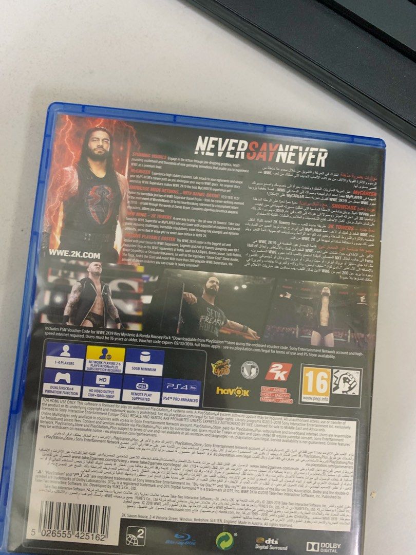 WWE 2K19 Ps4 Disc Used cheap cheap sell Video Gaming Video