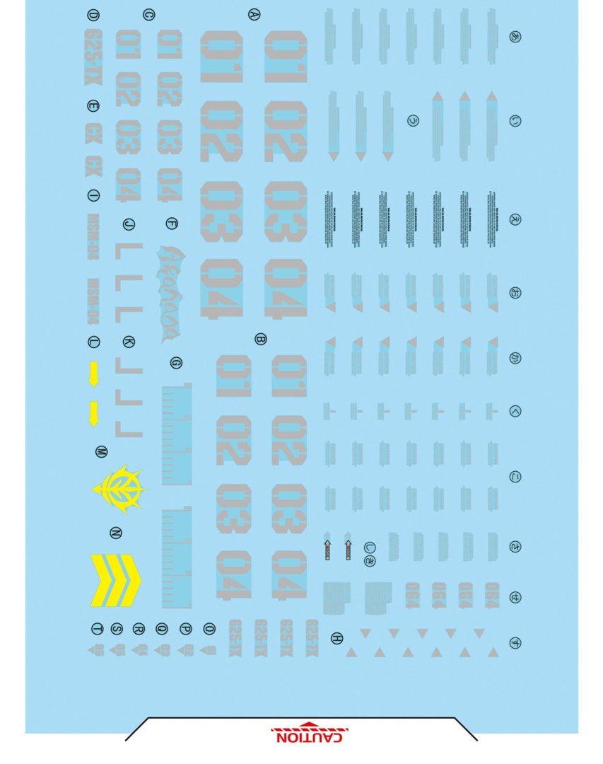 [XY] MG Acguy Gundam Fluorescent Waterslide Decal 1/100 by Xueyan (Category: Gundam Model Kits) located in Singapore. Submitted by gunpla (Listing ID 1235200484, Image 2). Description: ⚡️Buy 9 get 1 free + FREE mail! - (can mix waterslides on my other listings) 🔥Buy 3 free mail! - (can mix waterslides on my other listings) Gundam waterslides decal to make your favorite kits look realistic!! Made by: Xueyan 🔥Glows under UV light! Check out more 
