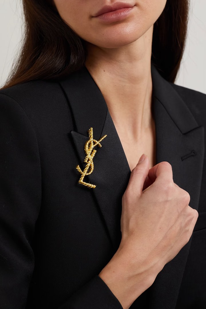 Ysl brooch best sale