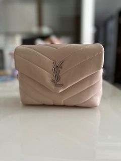 Authentic.Buy.Sell - BNIB ! YSL Toy Loulou in Light Beige Calfskin