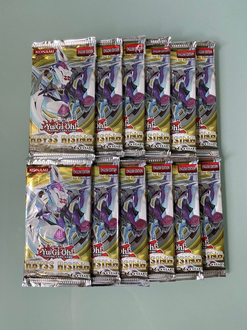 Yugioh Abyss Rising 1st Edition Booster Pack [ABYR] 2012, Hobbies & Toys,  Toys & Games on Carousell