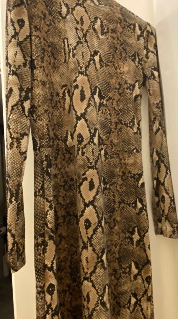 Gold snakeskin dress shop