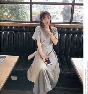 春夏洋裝連身裙連衣裙法式小裙子綁帶洋裝